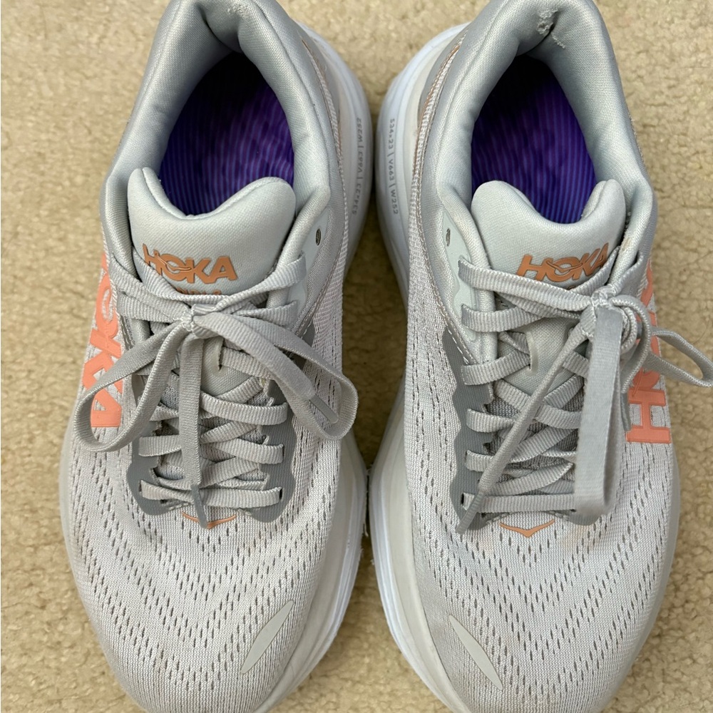 Hoka Women's Gray Running Shoes